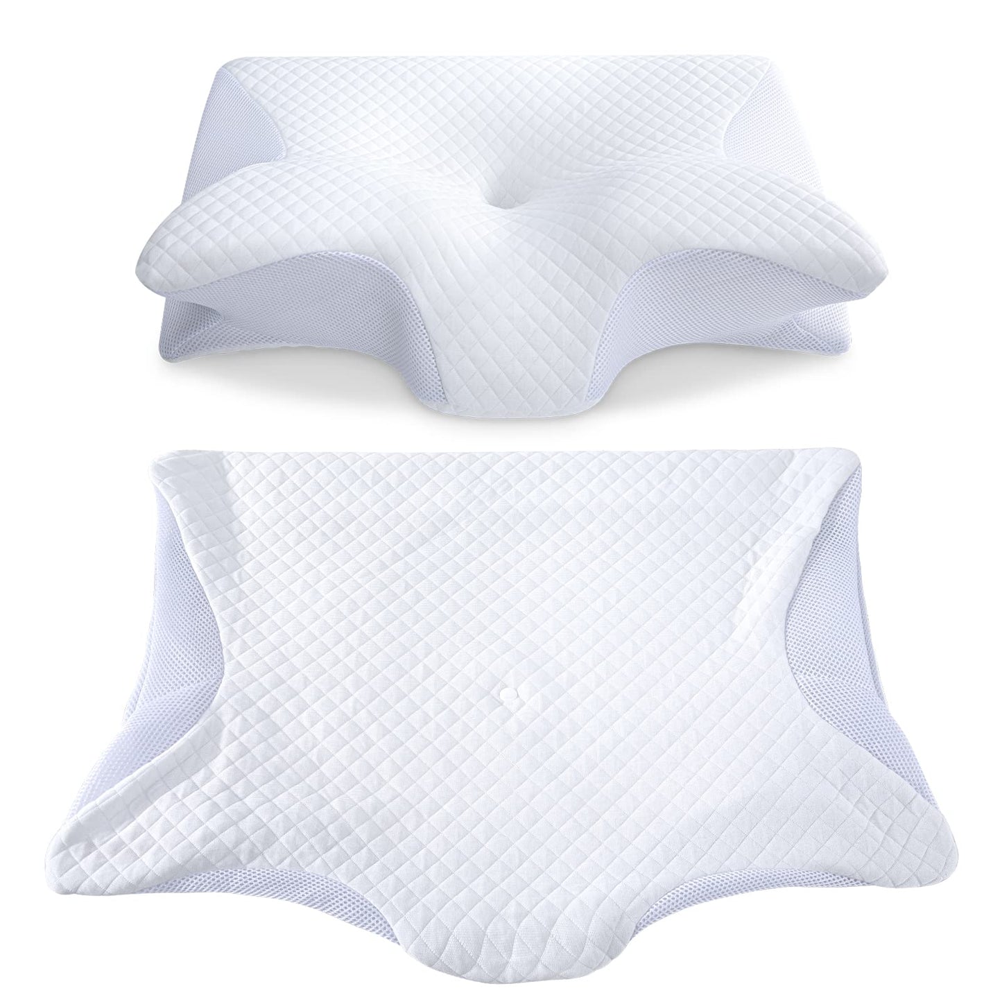 Ultra Button Pillow for Neck Pain
