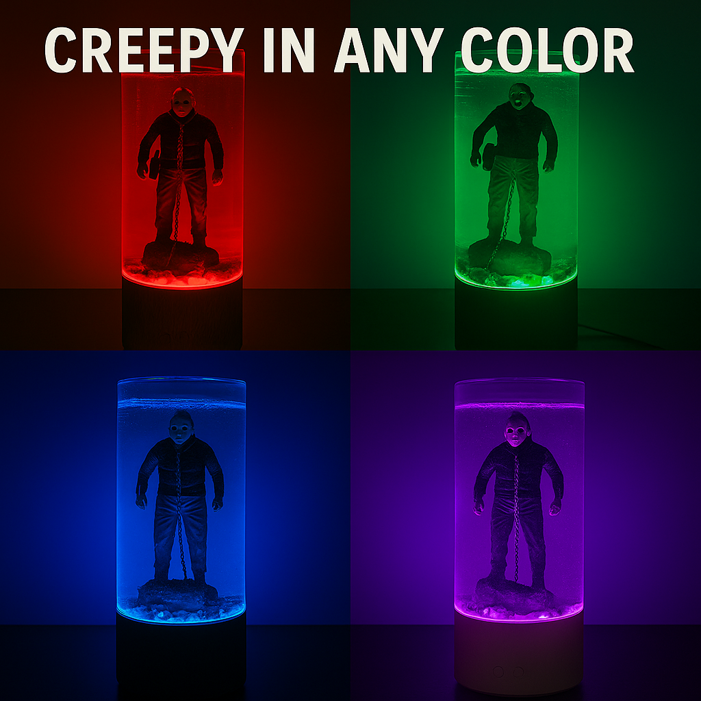 Jason Voorhees Rotating Lamp