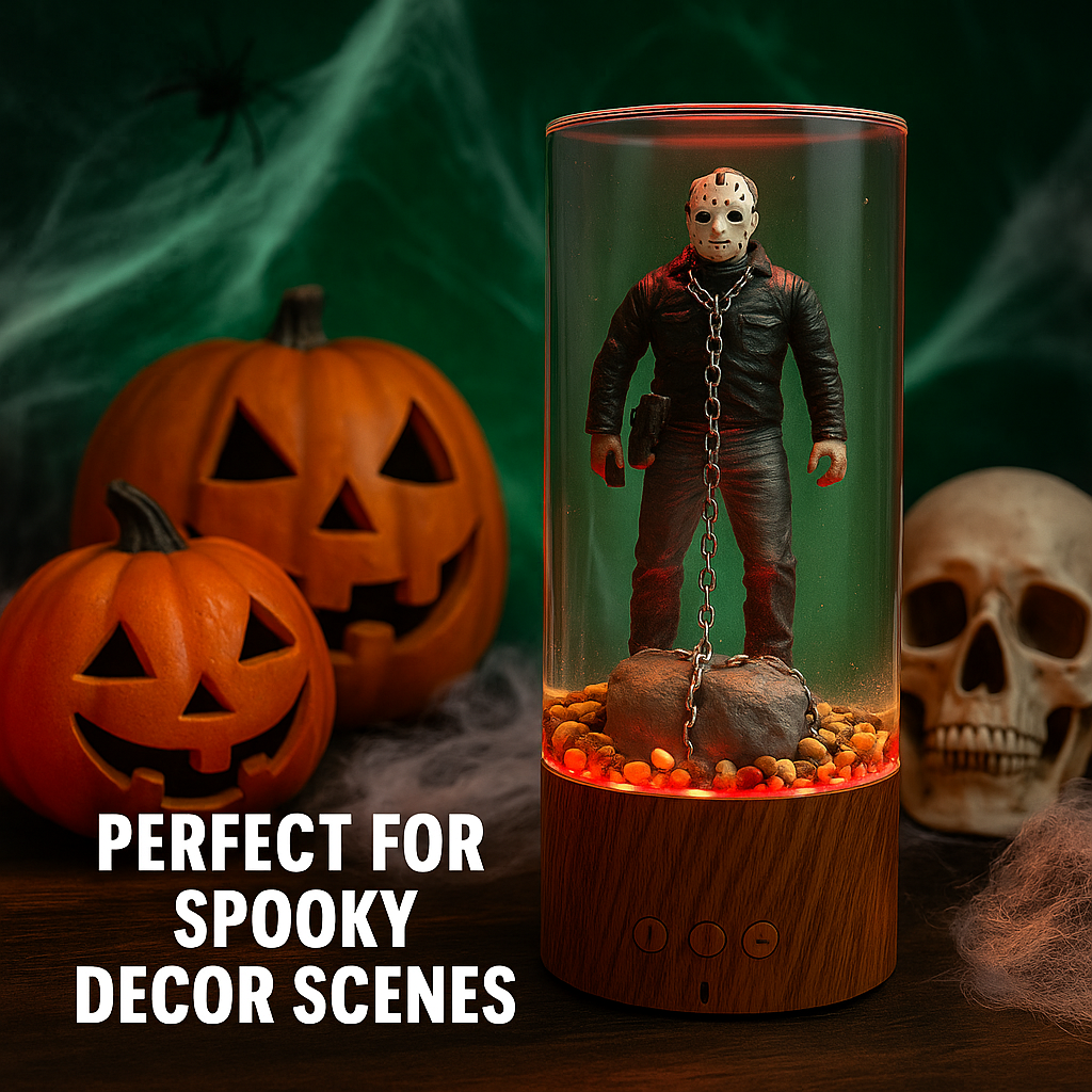 Jason Voorhees Rotating Lamp