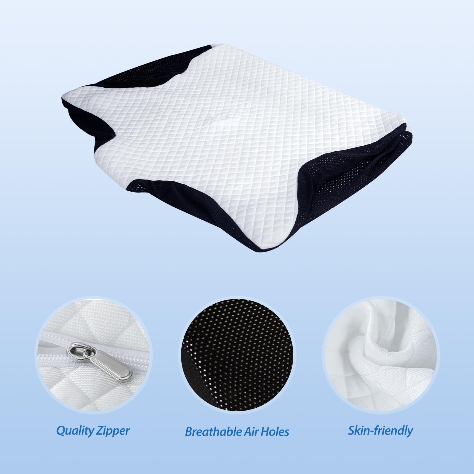 Ultra Button Pillow for Neck Pain