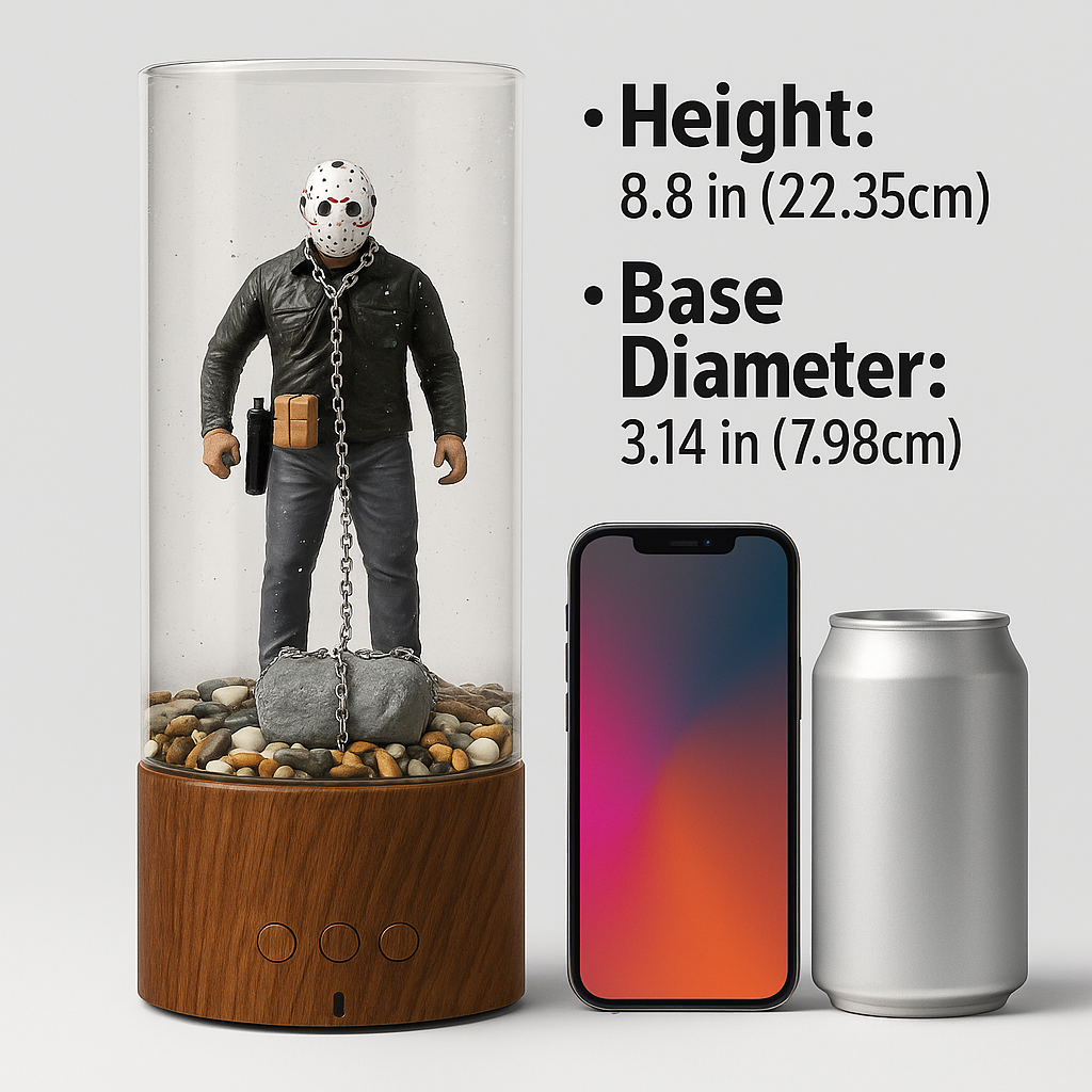 Jason Voorhees Rotating Lamp