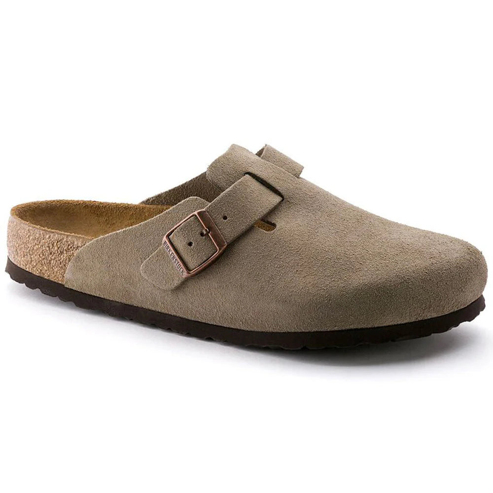 SoftTrail™ Suede Comfort Clogs