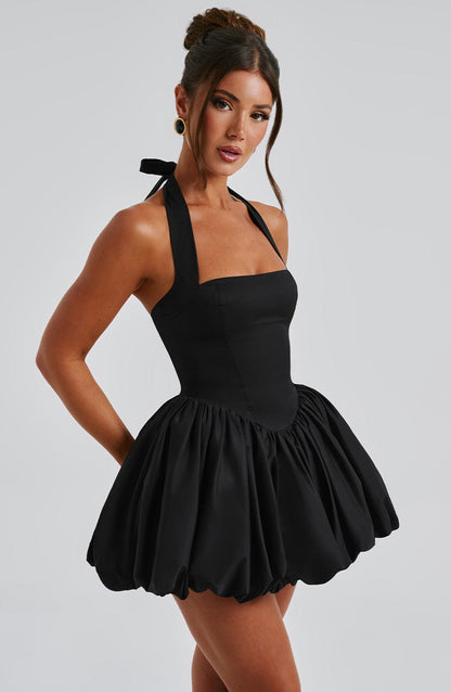FlareBubble™ Backless Mini Dress