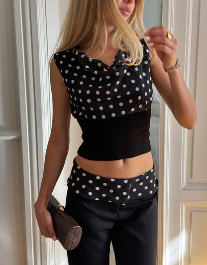 PolkaDrape™ Asymmetrical Top